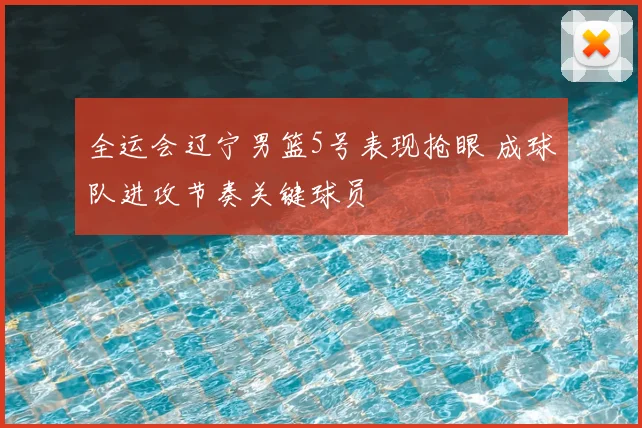 全运会辽宁男篮5号表现抢眼 成球队进攻节奏关键球员