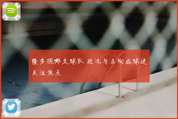隆多现哪支球队 近况与去向成球迷关注焦点